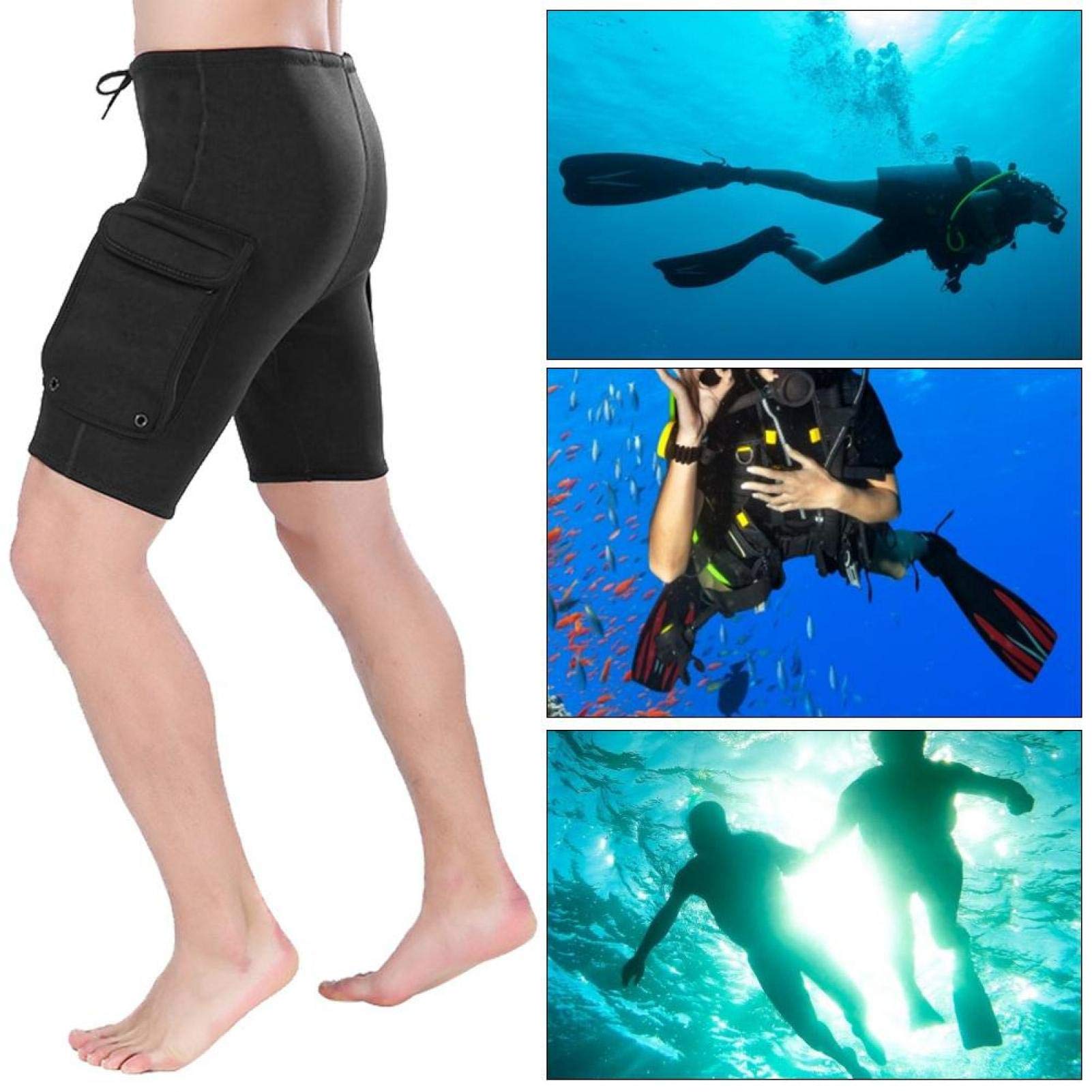 Pinne Cressi EVTSCAN Pantaloni Da Muta Da Uomo, Pantaloncini