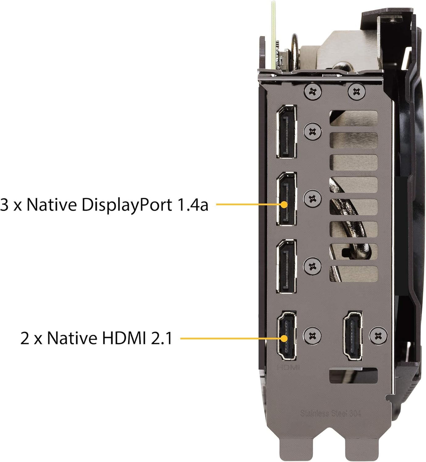 ASUS TUF Gaming NVIDIA GeForce RTX 3080 V2 OC Edition Graphics Card (PCIe 4.0, 10GB GDDR6X, LHR, HDMI 2.1, DisplayPort 1.4a, Dual Ball Bearings, Military-Grade Certification, GPU Tweak II) (Renewed)