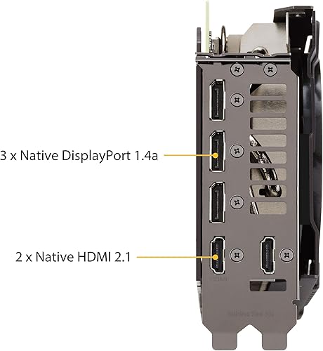 Miniatura 7 de ASUS TUF Gaming NVIDIA GeForce RTX 3080 V2 OC Edition Tarjeta gráfica (PCIe 4.0, 10 GB GDDR6X, LHR, HDMI 2.1, DisplayPort 1.4a, rodamientos de bolas
