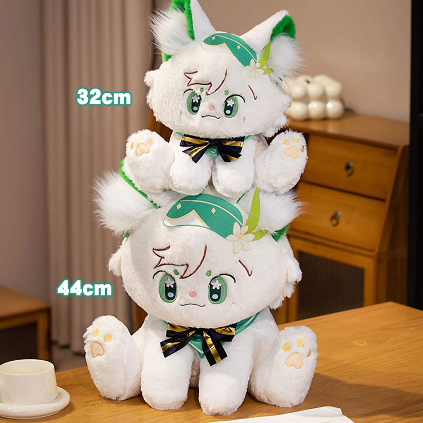 TOPLITHE Genshin Cat plush, Anime Stuffed Animals Impact Plushies Soft Cute Toy for Kids Christmas Gamer Gift(B,32cm) - Image 4