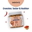 Heeva Roasted Makhana Foxnut Peri-Peri Flavour 100g, Gluten Free Roasted, Not Fried, No Cholesterol, Healthy Food Calcium Rich Phool Makhana_Pack of 2 gallery image