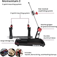 Vista 2 de Gamma Momentum Drop Weight 2 - Sistema de montaje intuitivo de 2 puntos, cuerda de raqueta de tenis de grado profesional con características