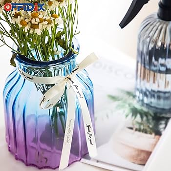 Amazon.co.jp: OFFIDIX 花瓶 ガラス製 フラワーベース おしゃれ 花器 Amazon.co.jp: OFFIDIX 花瓶 ガラス製 フラワーベース おしゃれ 花器