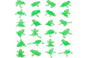 Jenaai 24 Mini Squishy Green Frogs