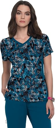 KOI Lite Stretch Womens 1049PR Raquel Scrub Top