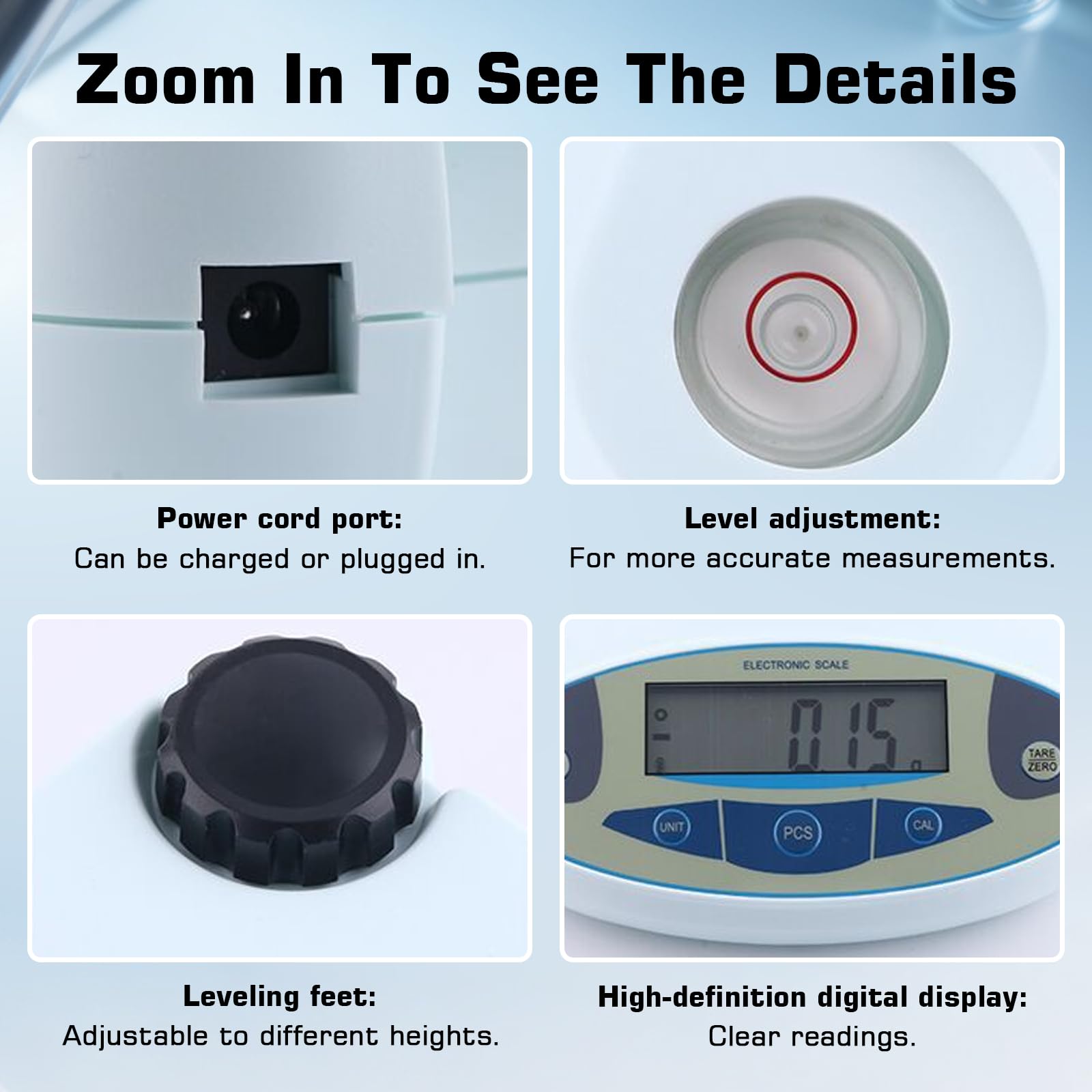 Balanza Precision,5000g x 0.01g Balanza de laboratorio,Digital Electrónica de Alta Precisión,Báscula Analític,Balanza de Joyería,Balanza Científica