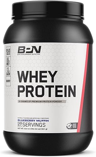 Bare Performance Nutrition - Proteína de suero en polvo, 25g de proteínas, excelente sabor y baja en carbohidratos