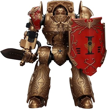 JoyToy 40K Genuine License 118 Action Figure, Legio Custodes Contemptor-Galatus Dreadnought, 9.84 in Collectible Action Figures Kits
