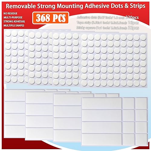 Miniatura 1 de Cinta adhesiva de doble cara para paredes, decoración de póster de fotos colgantes, cinta adhesiva de montaje fuerte extraíble para fotos,