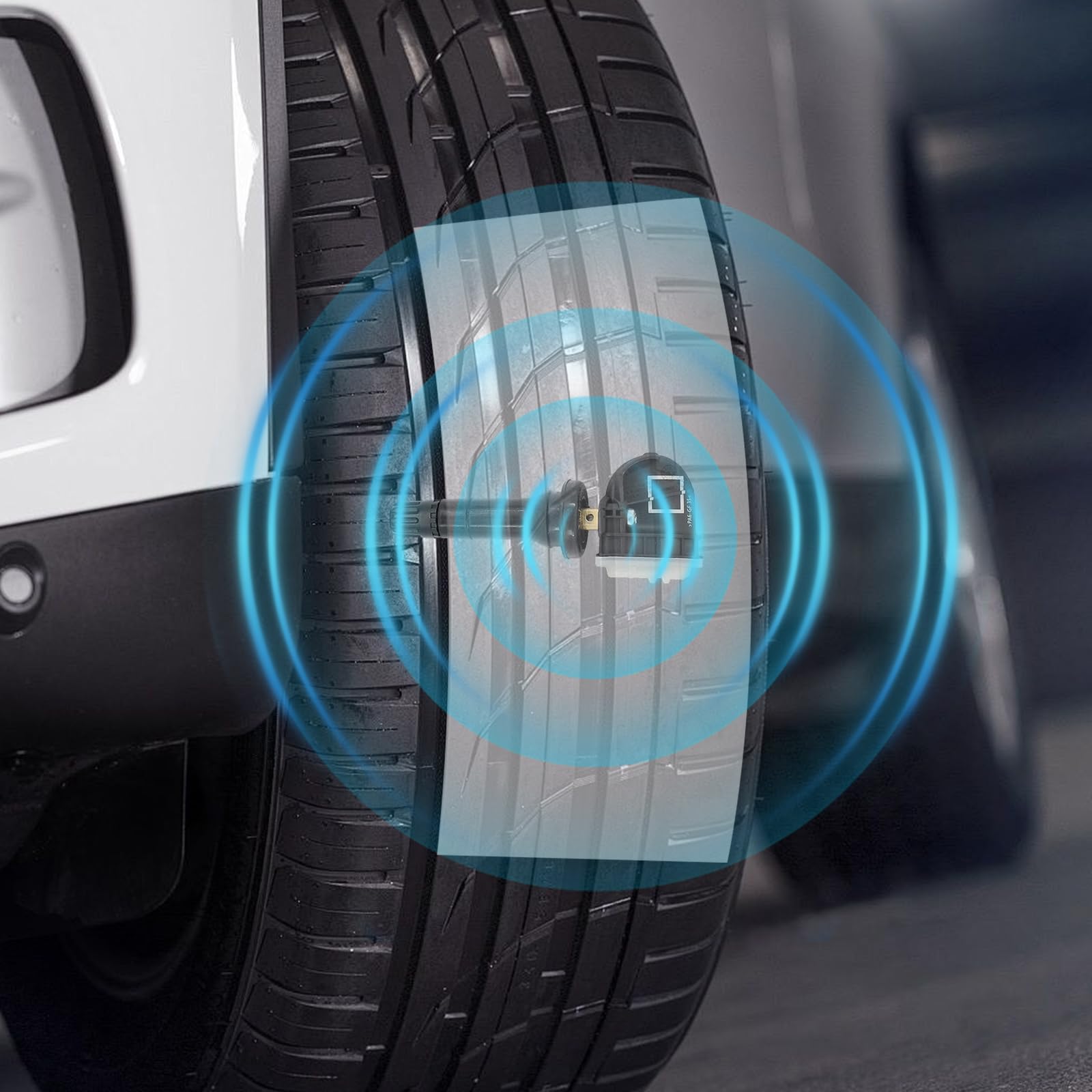 Reifendrucksensor für Ford 4 Stück, 433MHz Reifendruckkontrollsystem mit RDKS Ford Ecosport Focus Fiesta F-150 B-Max C-Max Explorer Mondeo Kuga, Ersatz für 1862980, 2036832, 2318530