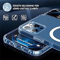 Vista 3 de Funda magnética para iPhone 7 Plus/8 Plus compatible con MagSafe, no amarillea, protección de grado militar, funda ultradelgada a prueba de golpes