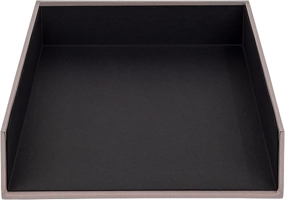 Rössler Paper S.O.H.O. Document Tray A4 Stackable Taupe Stackable document tray for letters documents files and desk organisation