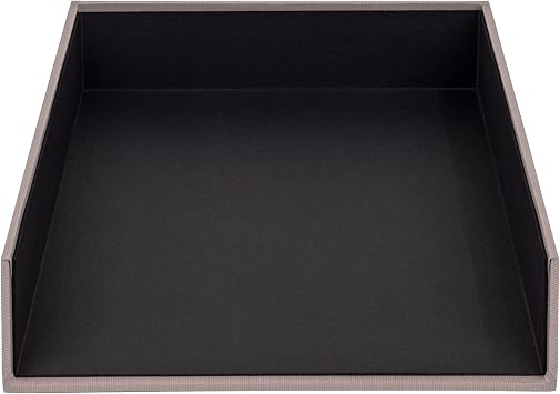 Rössler Paper S.O.H.O. Document Tray A4 Stackable Taupe Stackable document tray for letters documents files and desk organisation