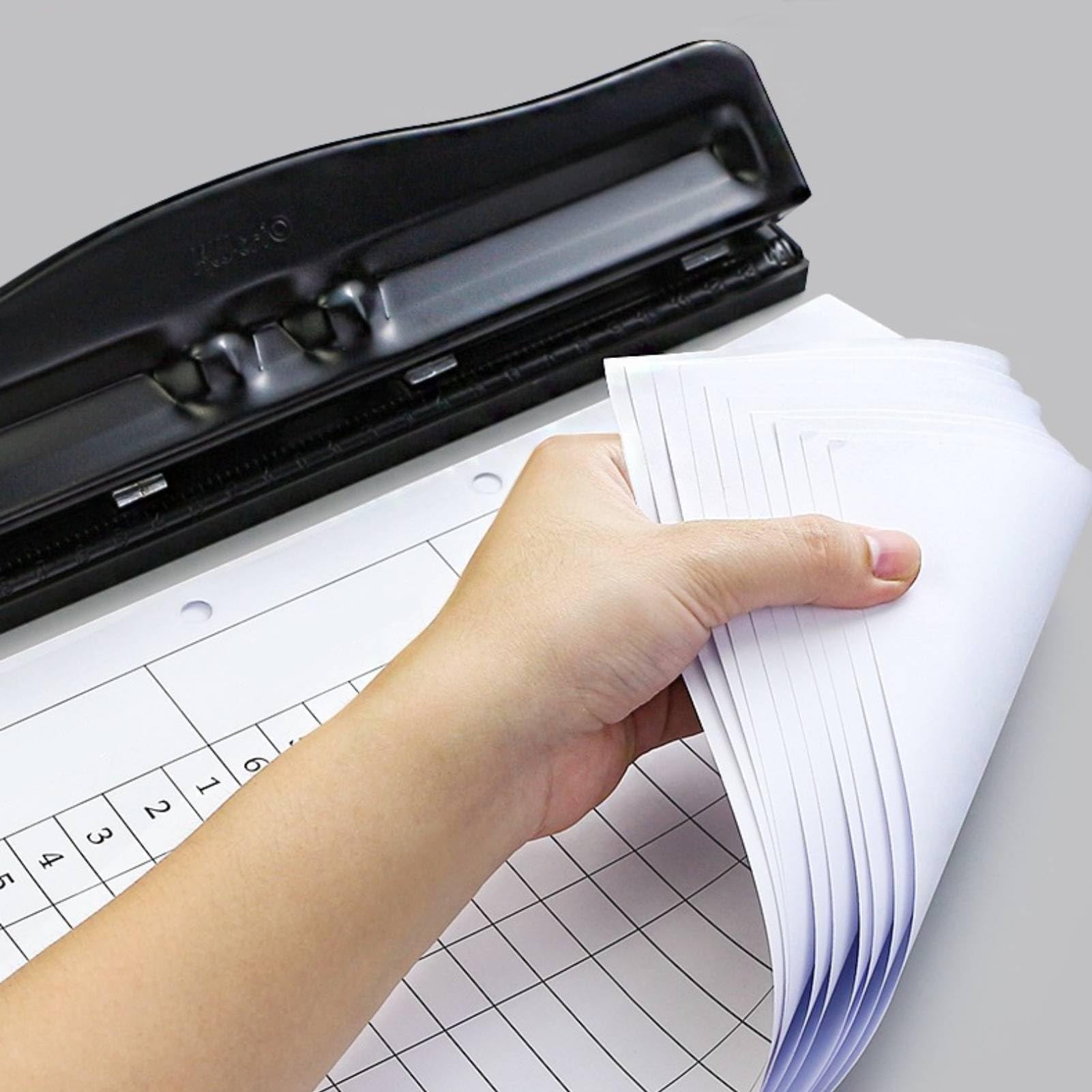 Punzonatrice per carta perforatrice regolabile a 4 fori A4 ricariche perforatrice per carta per la scuola domestica e forniture per ufficio a casa Other Art Supplies