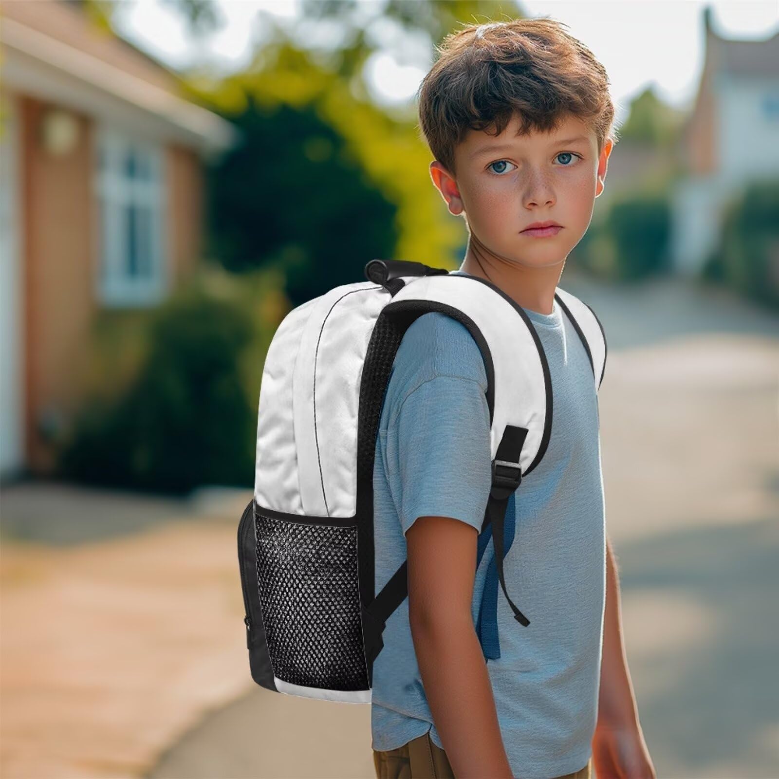 COEQINE Mochila personalizada para niños con estampado de coches, mochilas personalizadas para niños con nombre, mochila escolar para adolescentes, mochila escolar para escuela secundaria, mochila