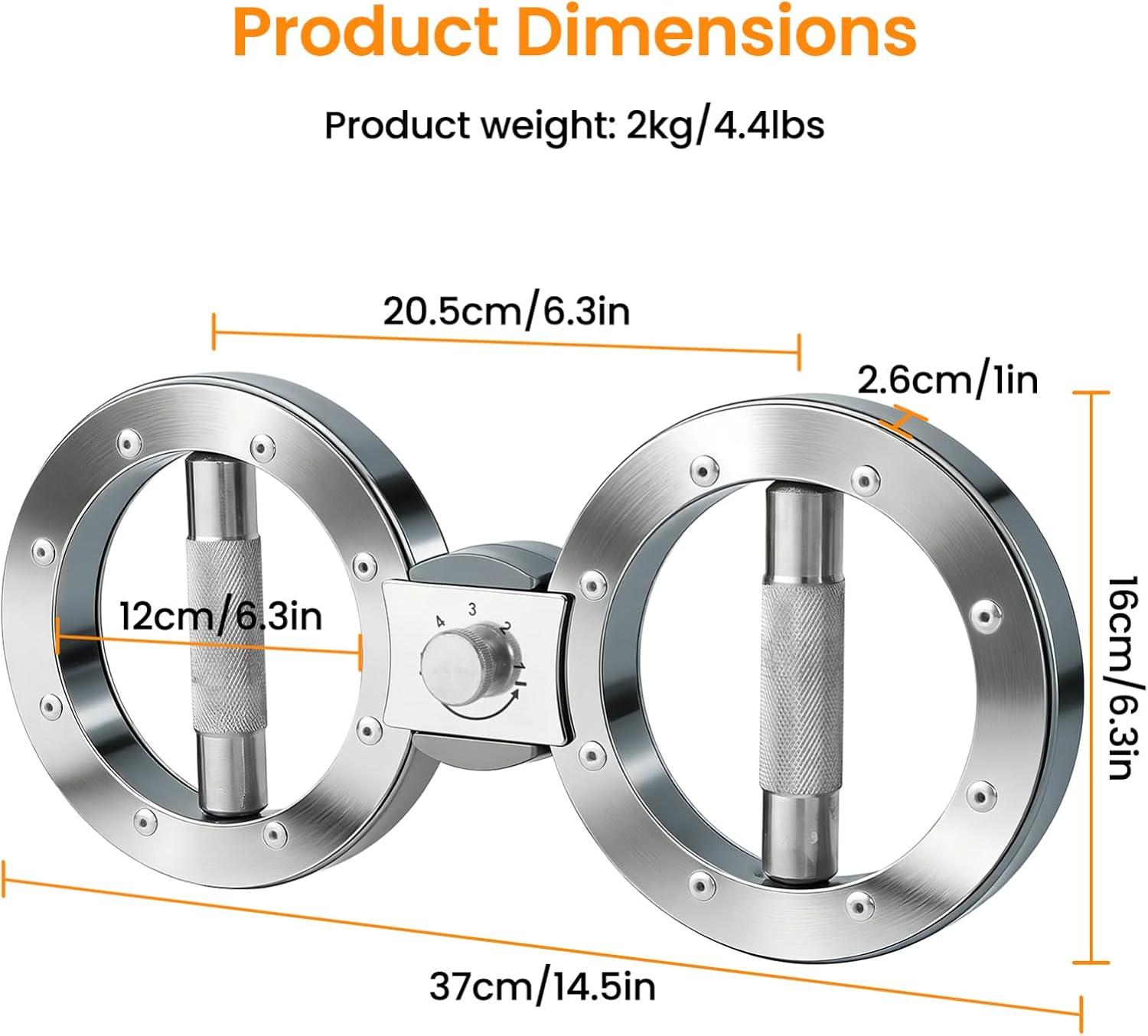 Arm Workout Equipment - Adjustable Shoulder Strength Training,Hand and Forearm Trainer for Gym Workouts, Rehabilitation, Forearm Exerciser, 8 to 15 Pounds Adjustable Drag