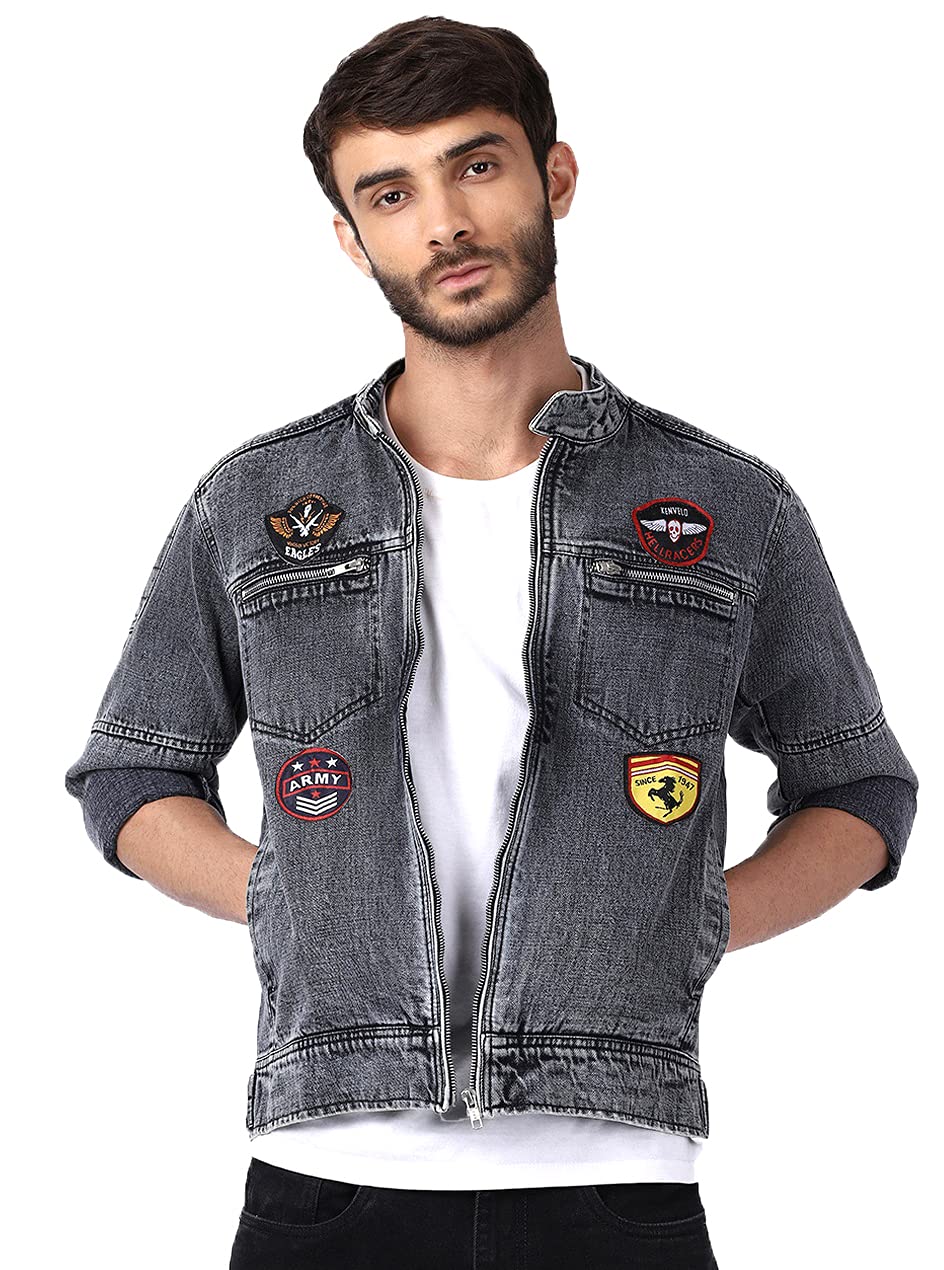 VOXATI Men's Denim Jacket