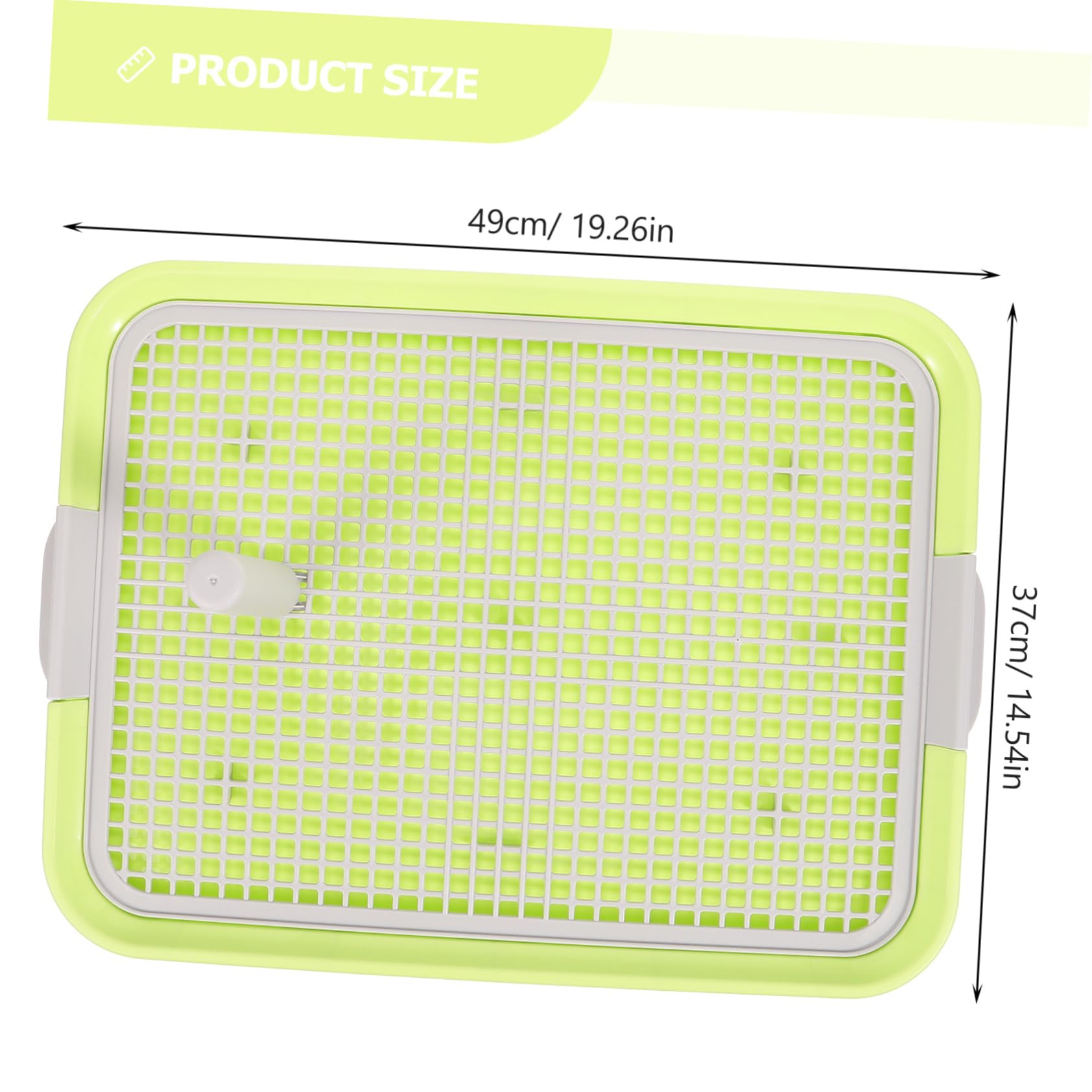 Abaodam Puppy Litter Toilet Training Tray Non Slip Indoor Dog Potty with Mesh for Dogs Easy Ergonomic Design for Home Office