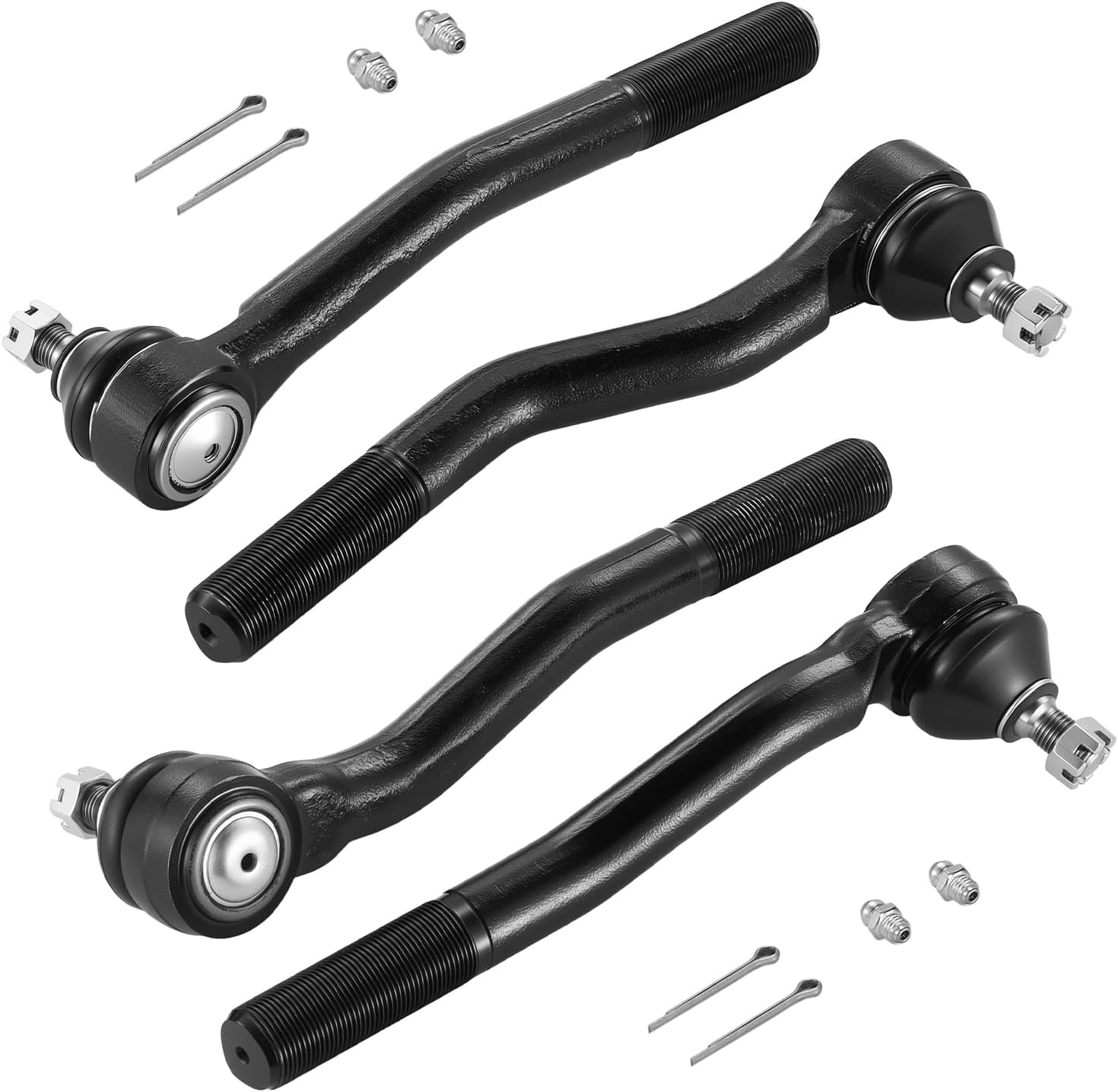 4-PC Tie Rod Ends Kits Compatible with Jeep Grand Cherokee 1999-2004,3xOuter tie rod ES3473 ES3472 ES3474,1xInner tie rod ES3475