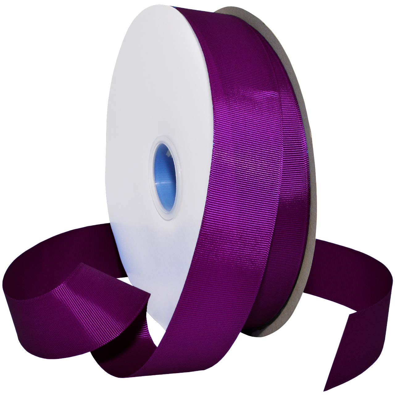 Ruban gros grain violet royal Morex haute densité pour haute couture