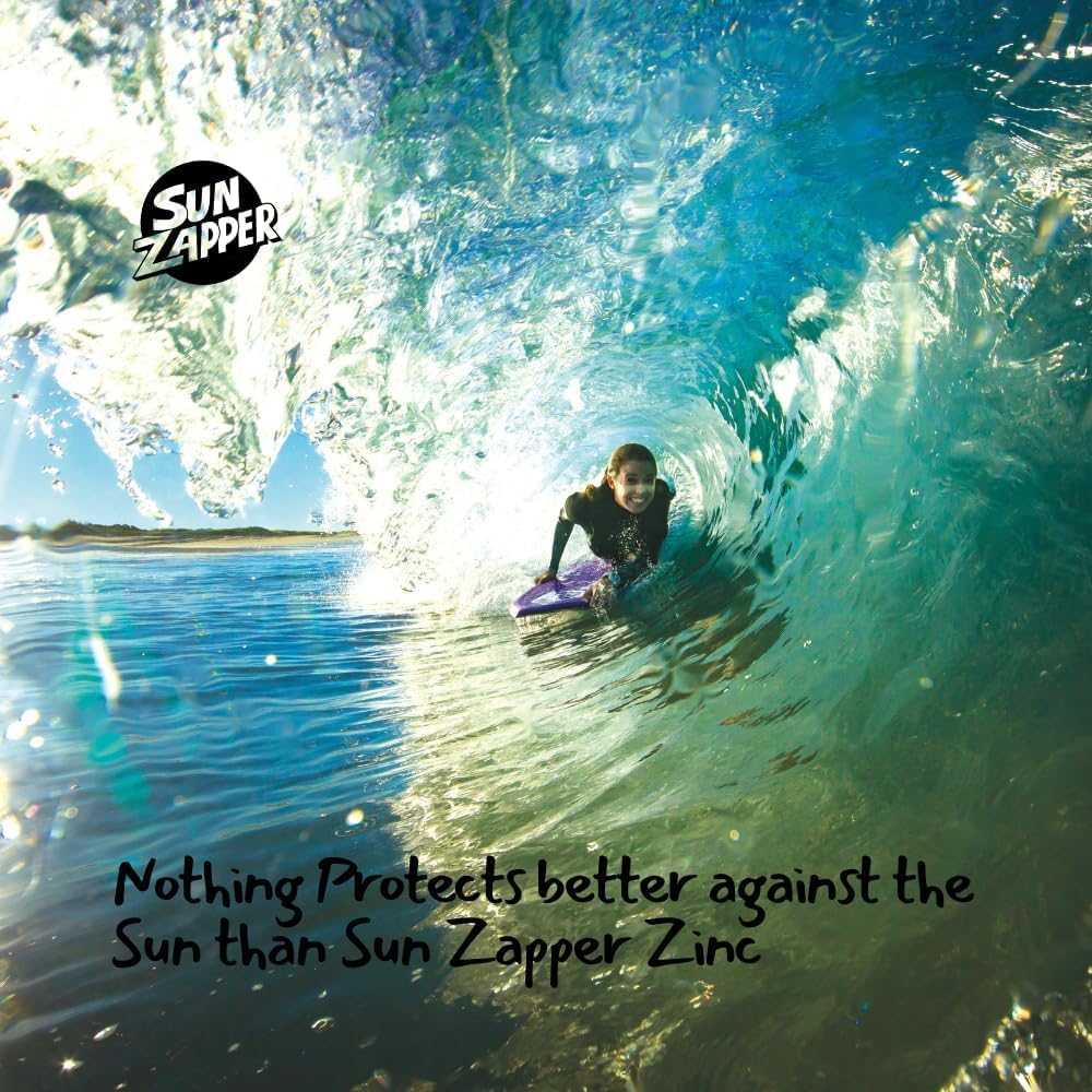 Sun Zapper Zinc Sunscreen Stick Beach 4-Pack SPF 50+ – Mineral Sunscreen Sticks for Face, Water Resistant Zinc Sunblock for Kids and Family, Travel Size 12g Each, Made in Australia - Image 7