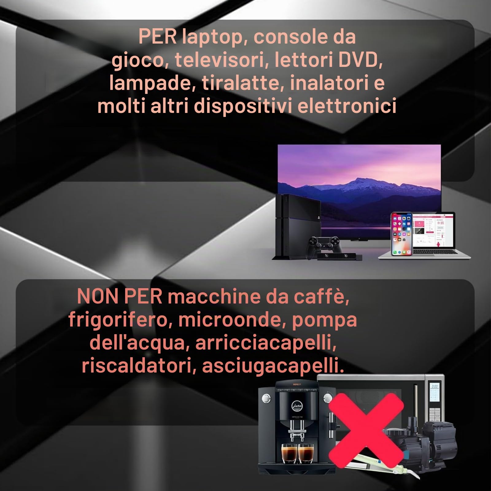 800 W/2000 W - Inverter di corrente per auto Onda modificata da 12 V a 220 V, 230 V, spina EU, Dual USB con display LCD Monitor per auto, camper, barca, campeggio