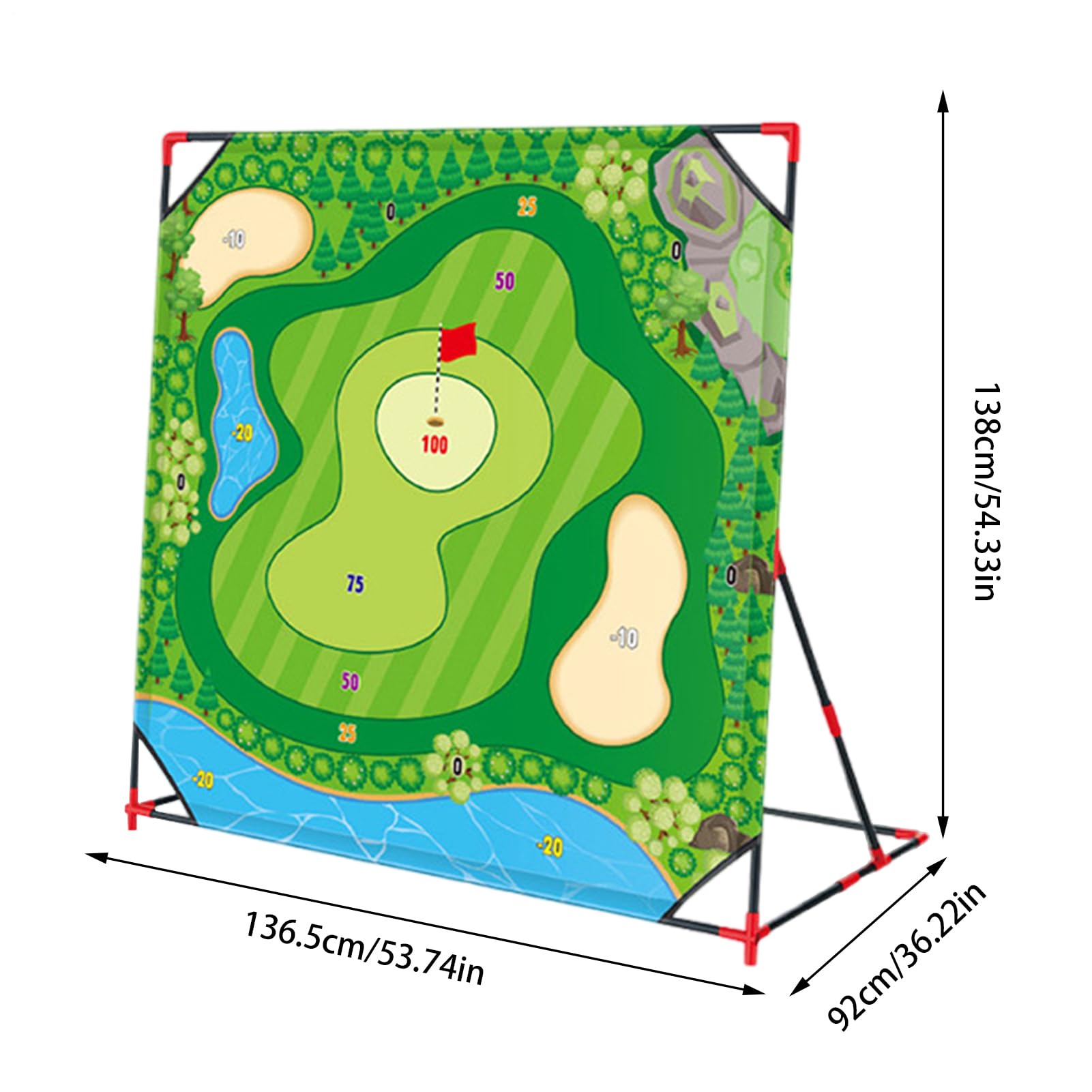 Jeu de tarif de golf, jeux de golf pour les - Pratique de golf intérieure - avec un sac de rangement de billes de club, mettre des activités sportives de jouets d'entraînement pour les adultes à la ma