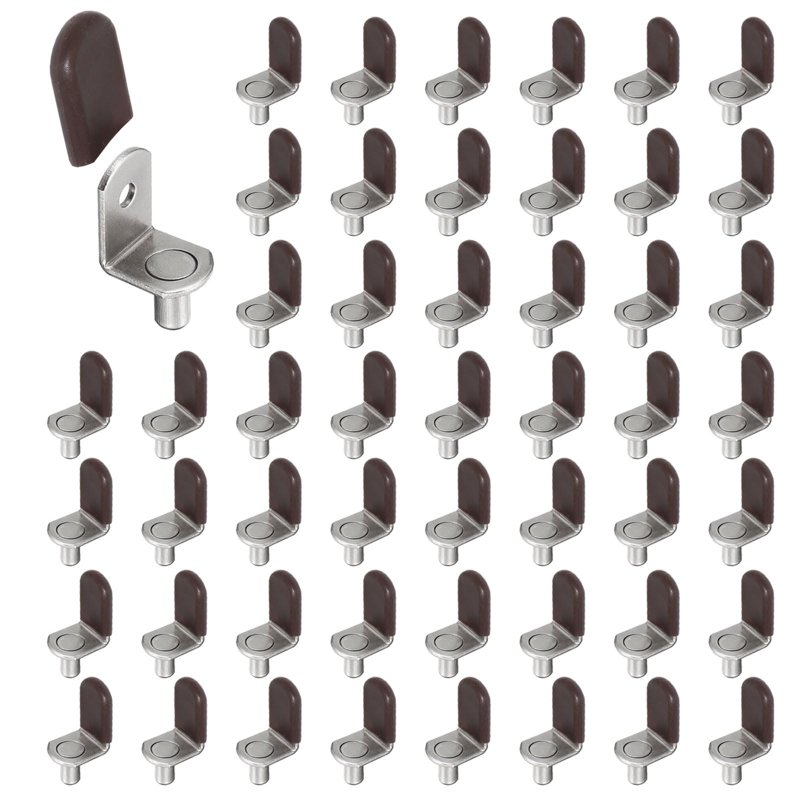 Shelf Pegs, Shelf Pins,1/4 Inch (6.35mm) Shelf Pegs, Shelf Support Pegs, Cabinet Shelf Pegs, Shelf Pegs For Shelves,Shelf Pegs & Pins (White, 20pcs