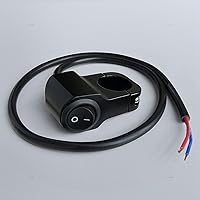 Vista 7 de Interruptor de Manillar de Motocicleta 12V Impermeable de Aleación de Aluminio Interruptores de Luz ATV para Motocicleta Bicicleta ATV UTV Scooters