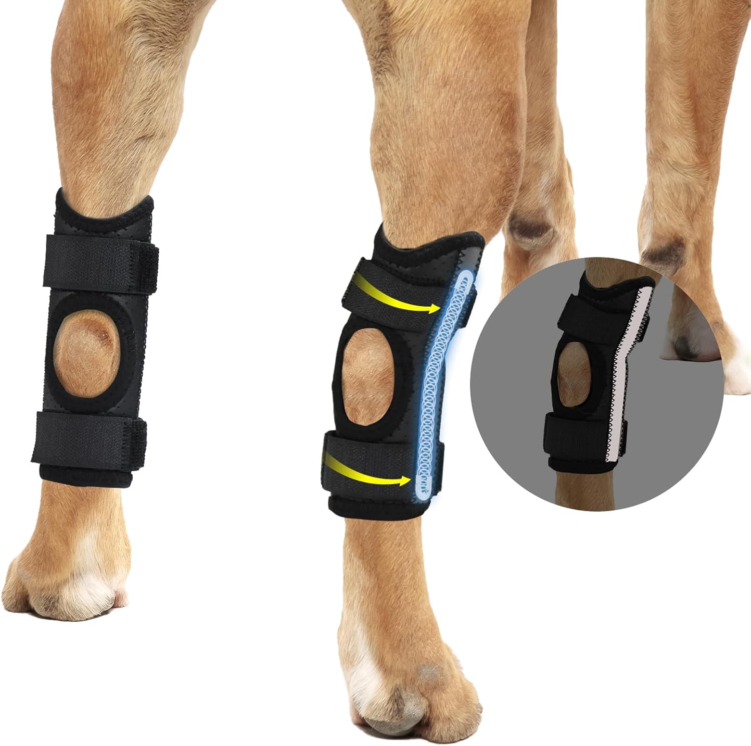 TSOMEI Dog Leg Brace for Back Leg, Dog Leg Brace for Rear