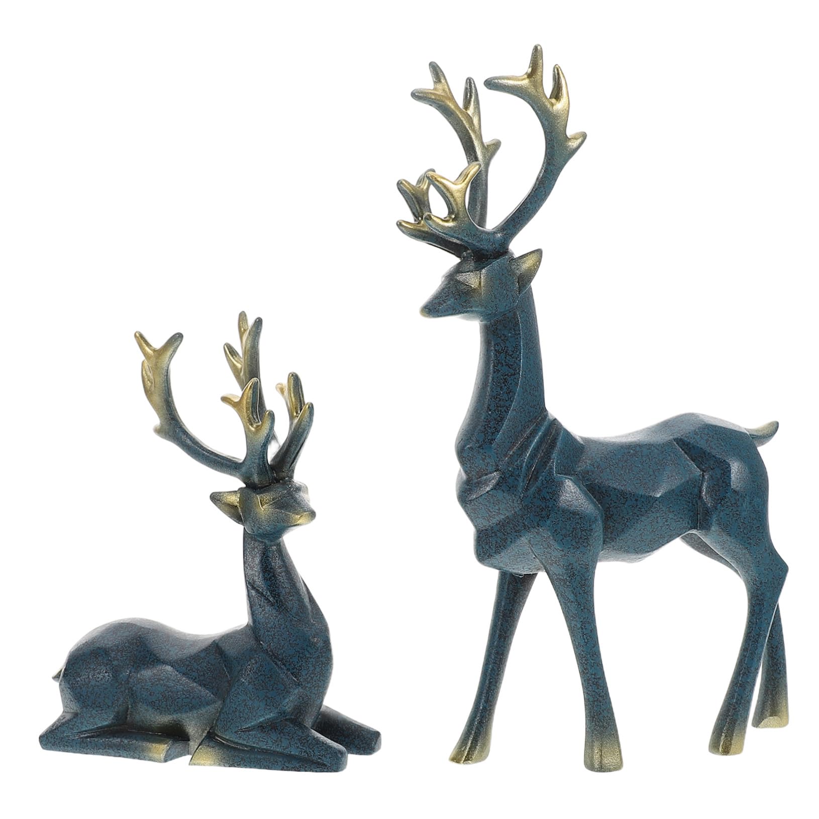 Sculpture animale de cerf en résine pour une décoration de chambre chic