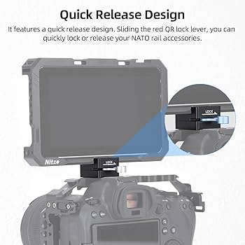 KAKO4枚目 Amazon.com : Nitze Quick Release NATO Clamp, with 1/4