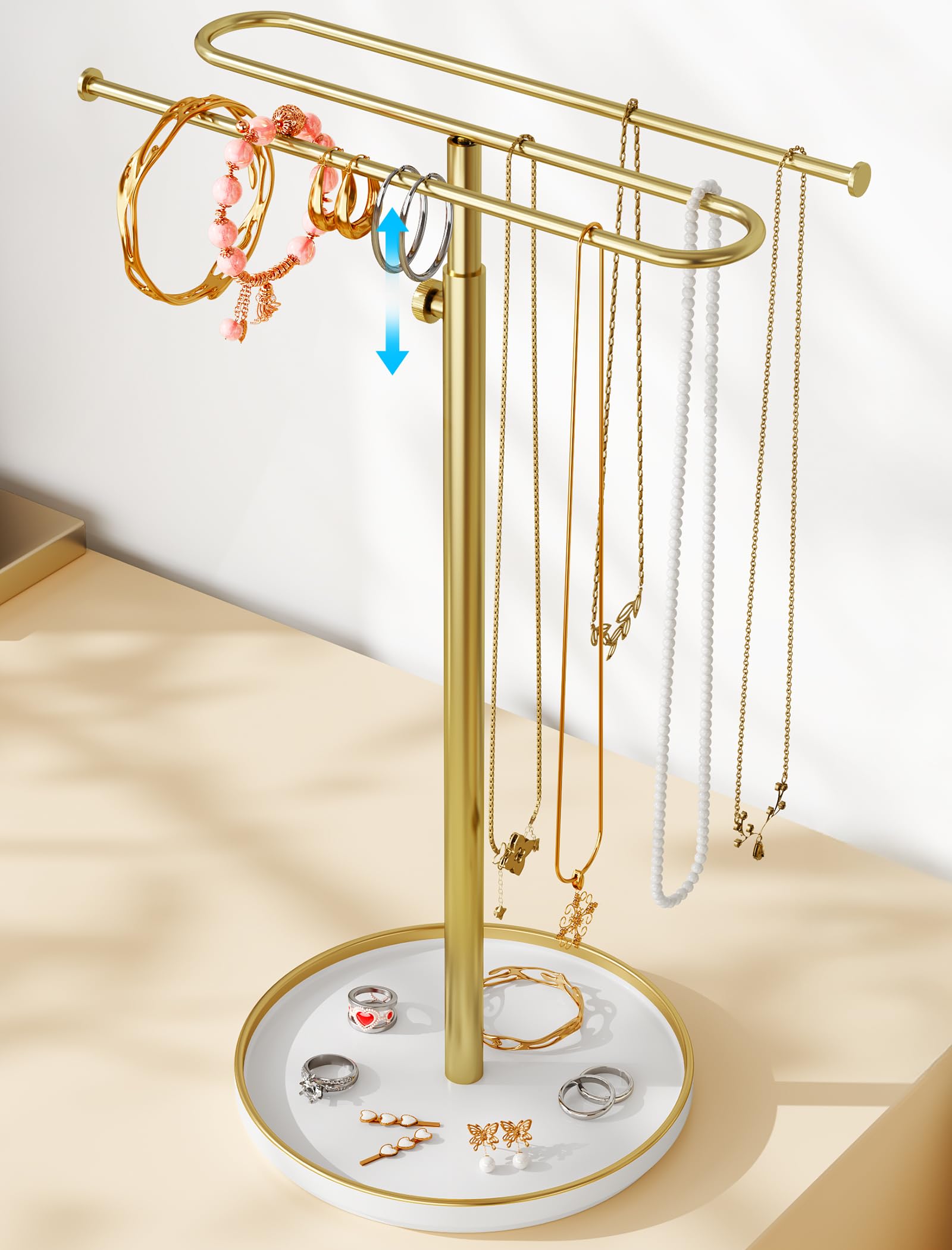 Porte-bijoux NiHome élégant support de rangement au design épuré