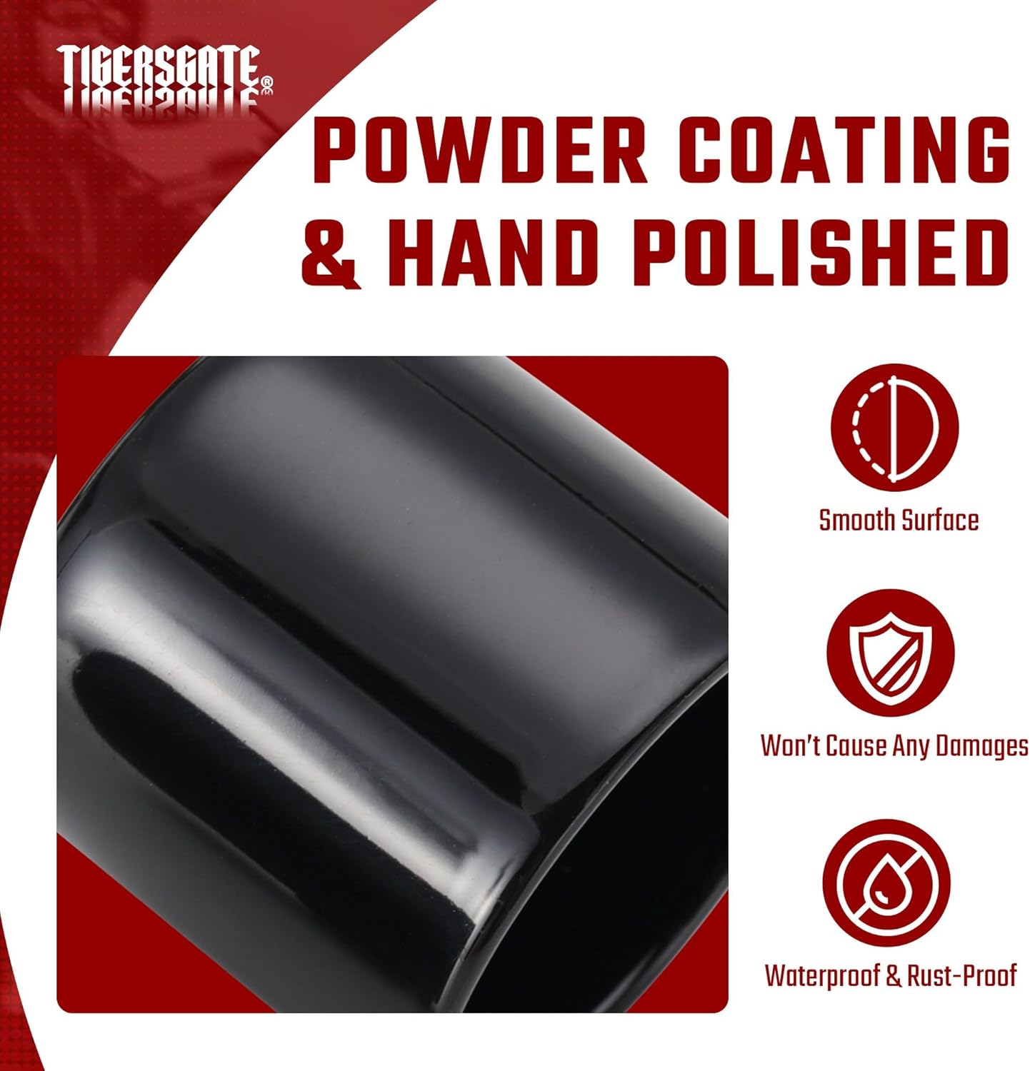 M8 Pushrods & Covers Kit for 2017-up Harley Milwaukee 8 Engine Touring Softail Bikes, Black