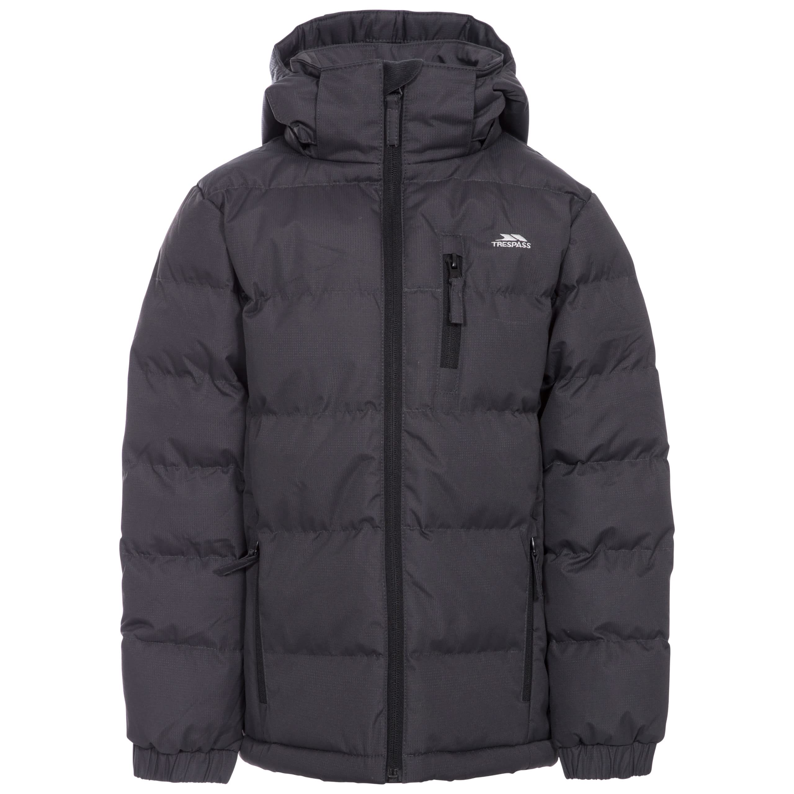 Trespass Boys Grey Padded Casual Jacket Tuff