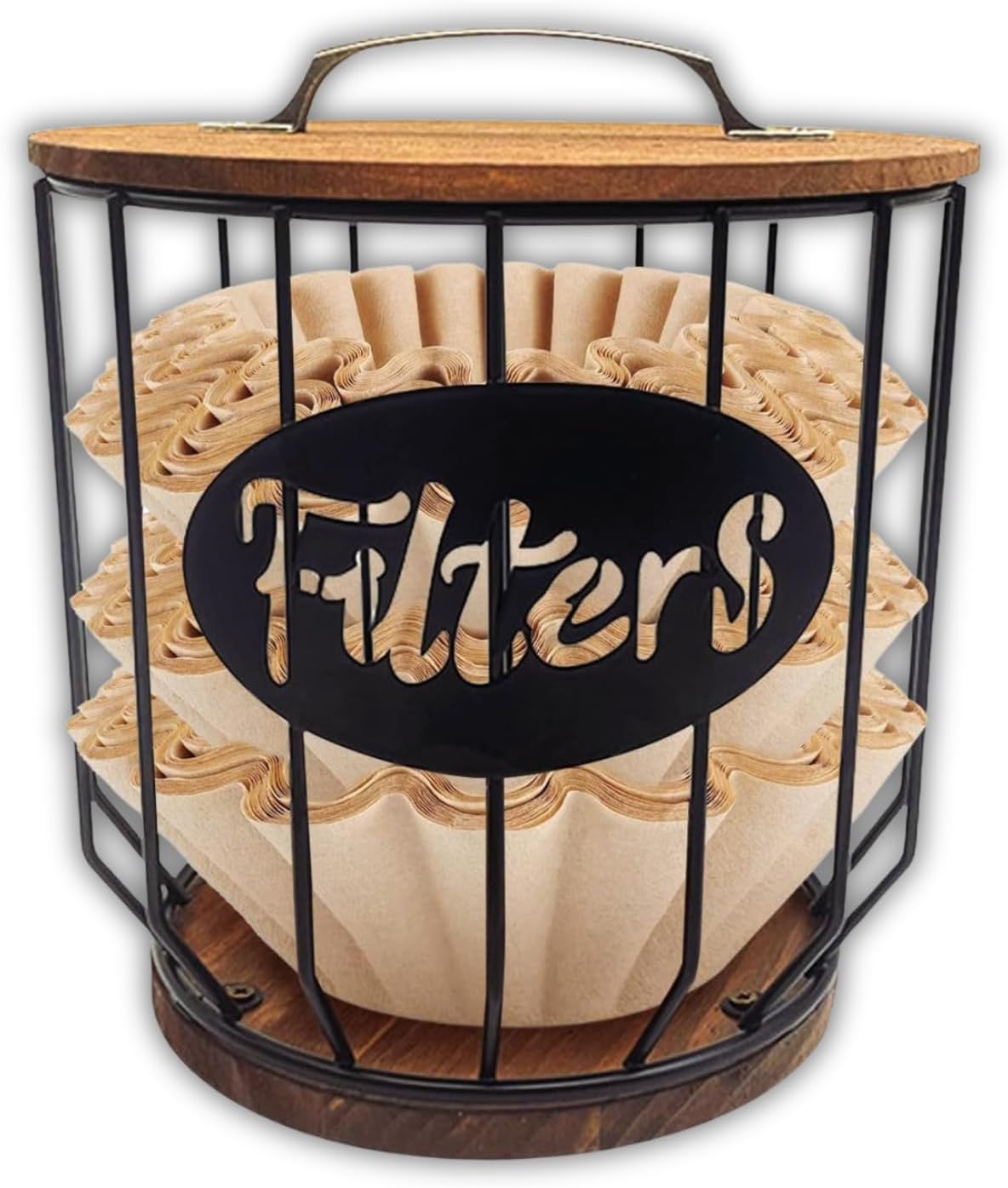 Coffee filter holder Coffee Filter container with lid