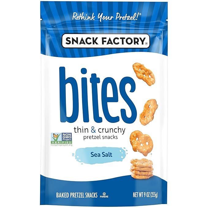 Snack Factory Sea Salt Bites, Bolsa de 9 Oz miniatura 5