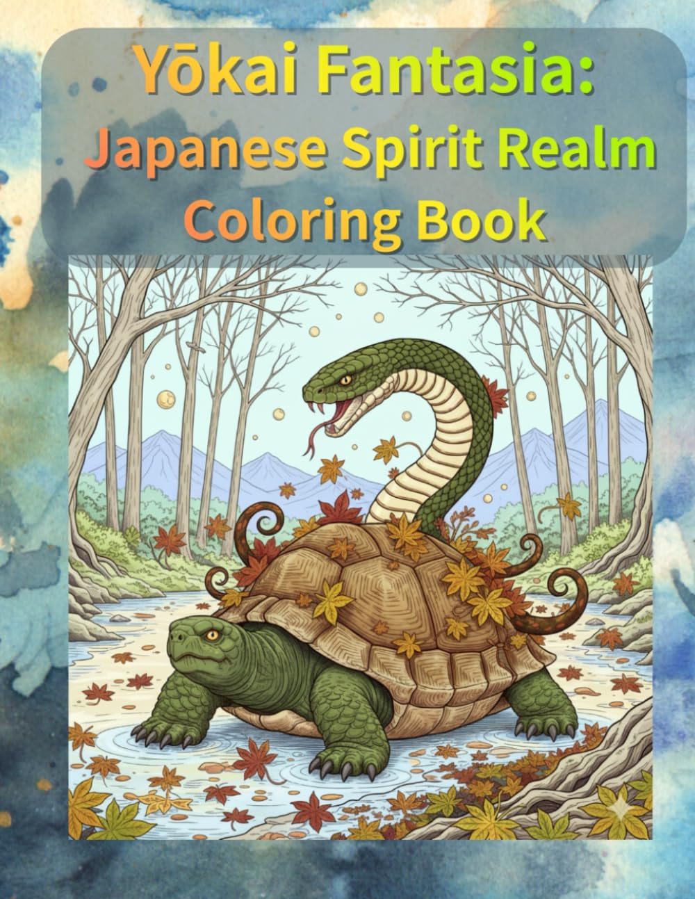 Yōkai Fantasia: Japanese Spirit Realm Coloring Book