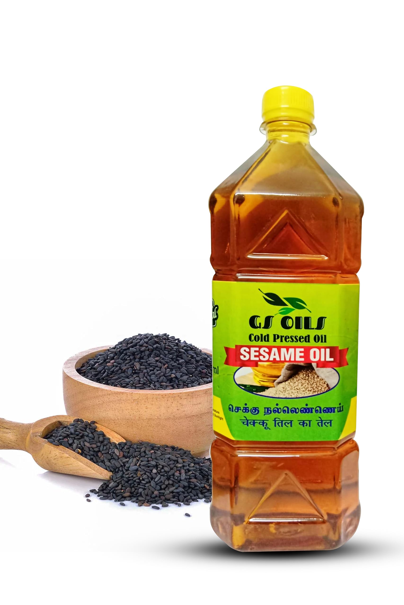 GS OILS Cold Pressed Sesame Oil/Wood Pressed Gingelly Oil/Mara Chekku Nalla Ennai/Kedia Til Oil (1 Litre) (B0BGCM9BTC) Amazon Price History, Amazon Price Tracker