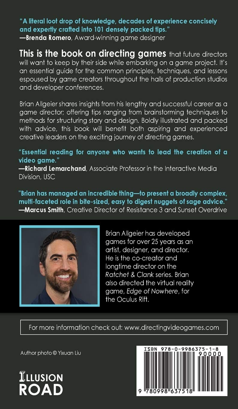 Directing Video Games: 101 Tips for Creative Leaders : Allgeier, Brian:  Amazon.de: Bücher
