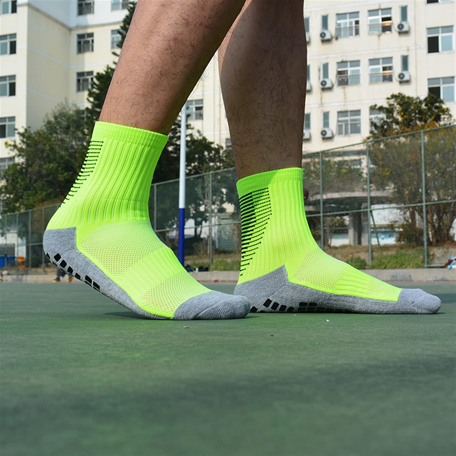 Calzini da Calcio Traspirante Antiscivolo all'aperto Football Americano for Il Calcio in Bicicletta da Corsa Sportive Calzini da Uomo Calzini da Ciclismo