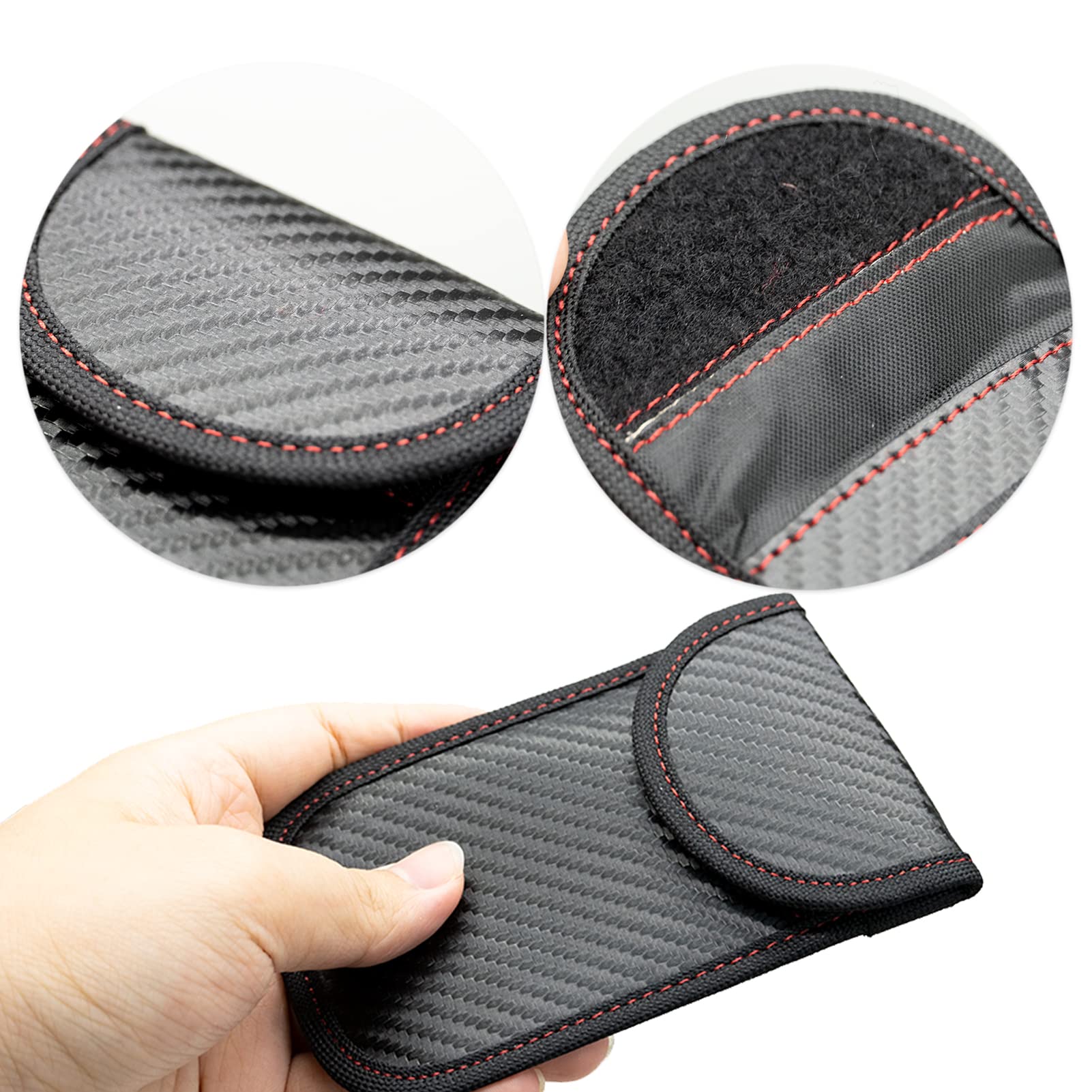 Caja Faraday y Bolsa para Movil y Llave Coche, Protector de Llavero, Caja Antirrobo para Entrada sin Llave