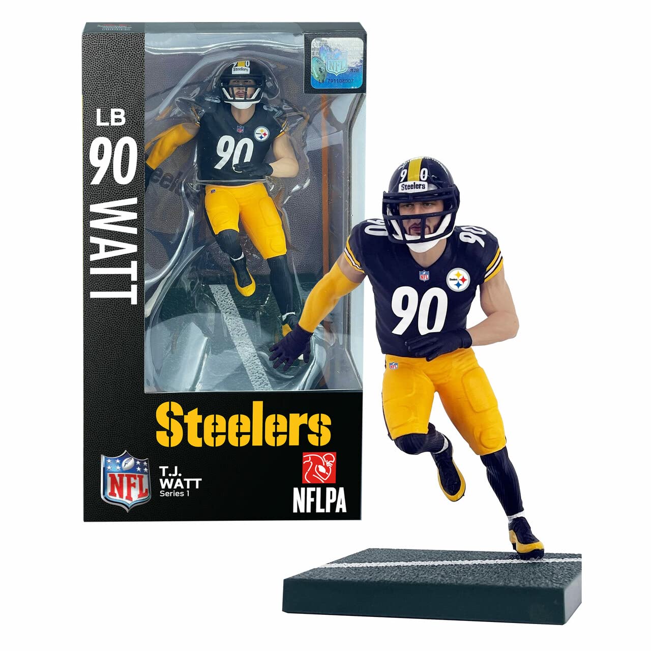 Amazon.com: NFL Figures Imports Dragon NFL T.J. Watt (Pittsburgh