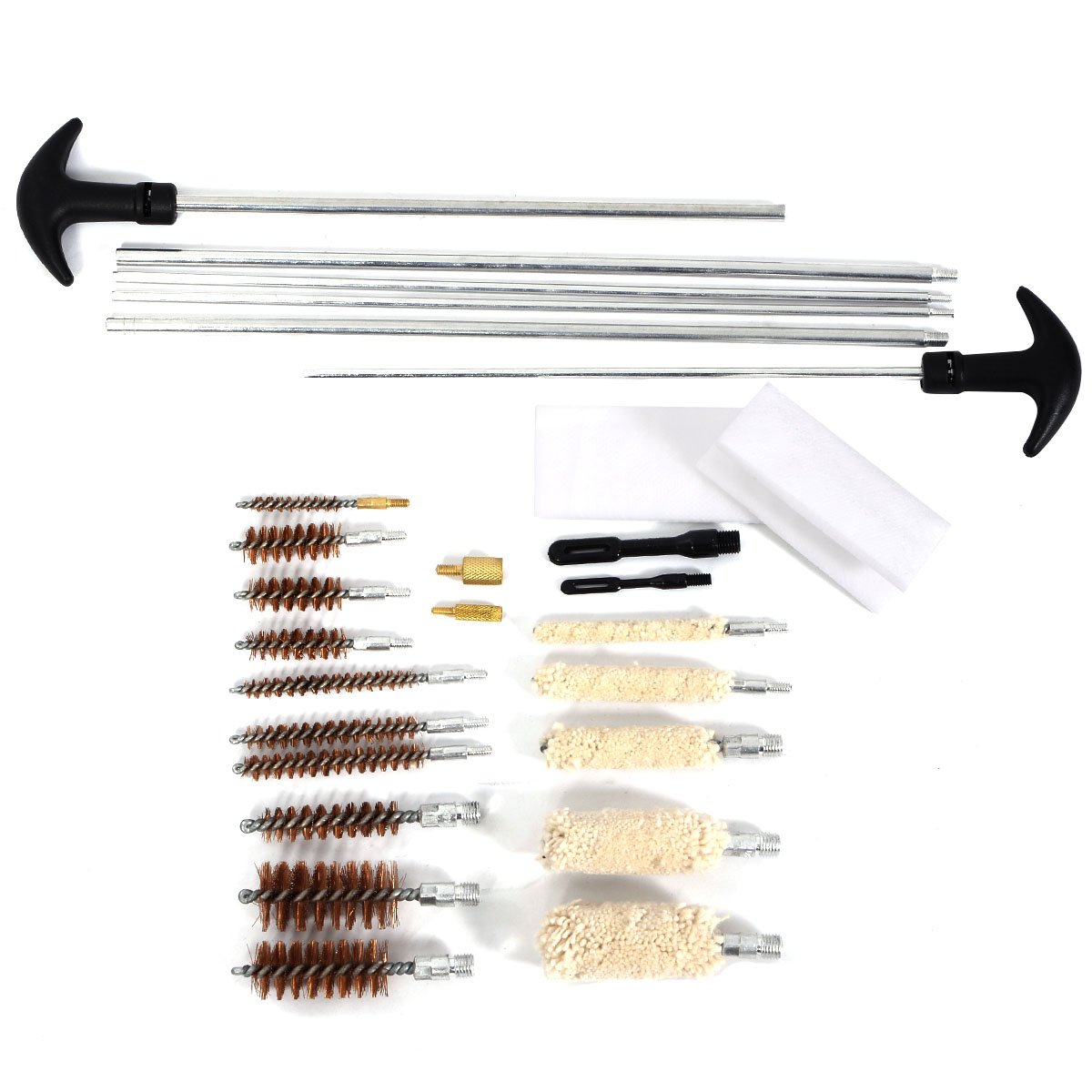 COSTWAY Kit per Pulizia Armi, Scatola Pulizia per Fucile, per Manutenzione e Pulizia delle Armi, 103pcs (Modello 1)