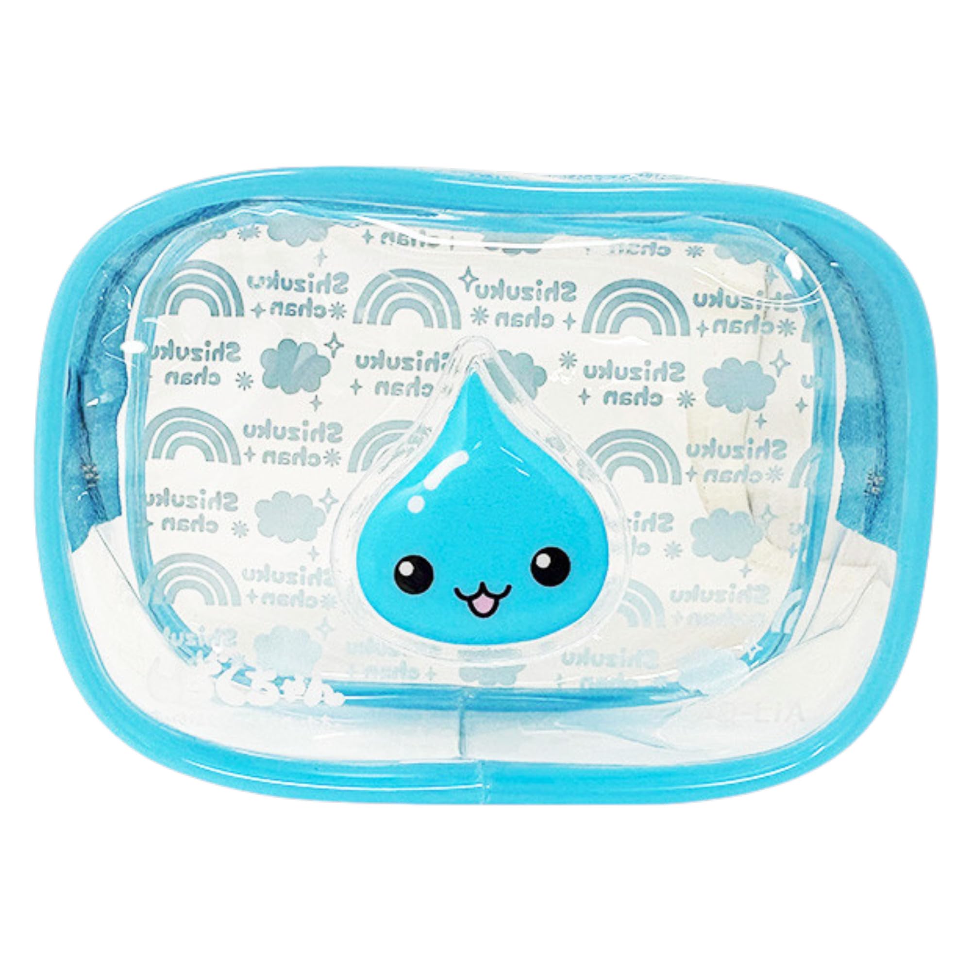 Amazon | 全4種 しずくちゃん ぷくぷく フェイス クリアポーチ 公式