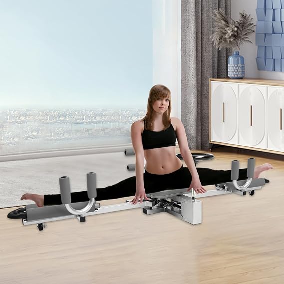YIYIBYUS Leg Stretcher, 330LBS Splits Machine for Flexibility Kids Adults, Heavy Duty Steel Frame Leg Stretching Training Machine for Home Gym