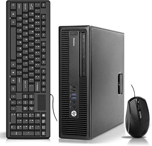 Miniatura 1 de HP EliteDesk 800 G2 SFF - Computadora de escritorio con factor de forma pequeño, Intel Core i7-6700 hasta 3.4 GHz, 32 GB de RAM, 1 TB SDD y 500 HDD,