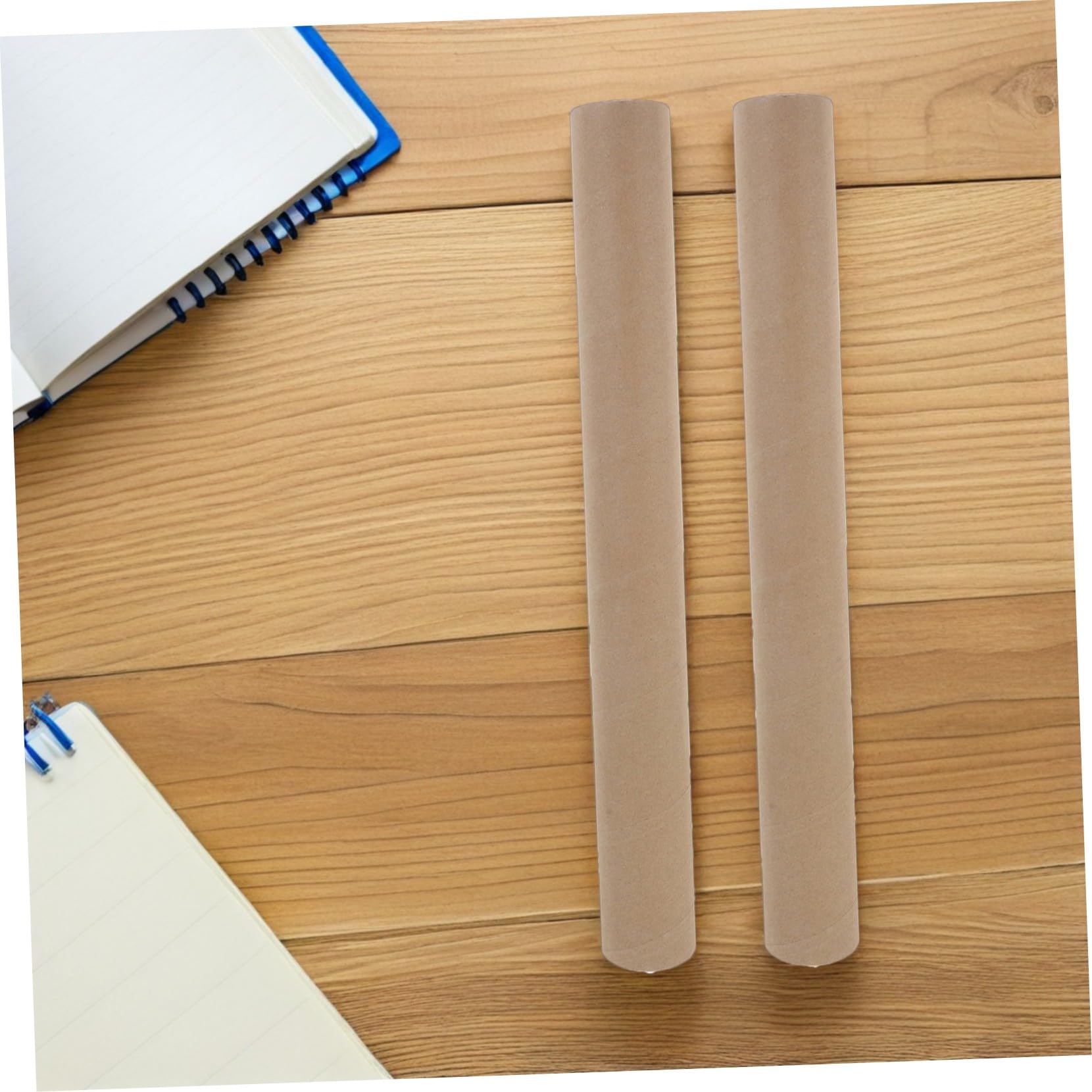 jojofuny 10 Szt. Sztuk Papierowych Tub Cylindrycznych z Pokrywkami Mocna Konstrukcja z Kraftowego Papieru Długie Do Wysyłki Plakatów Przechowywania Dokumentów Dzieł i Materiałów Biurowych