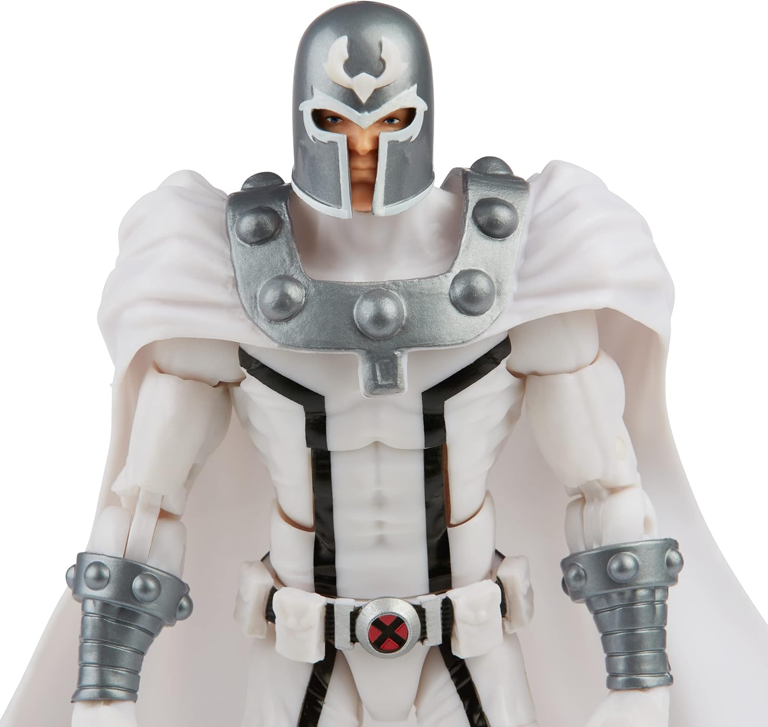 Marvel Hasbro Legends Series X-Men 6-inch Collectible Magneto Action Figure Toy, Premium Design and 2 Accessories, Ages 4 and Up, White