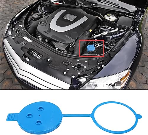 Miniatura 5 de Tapa de botella de depósito de líquido para limpiaparabrisas 2218690072 Tapa de depósito de limpiaparabrisas Reemplazo para W221 Clase S C216